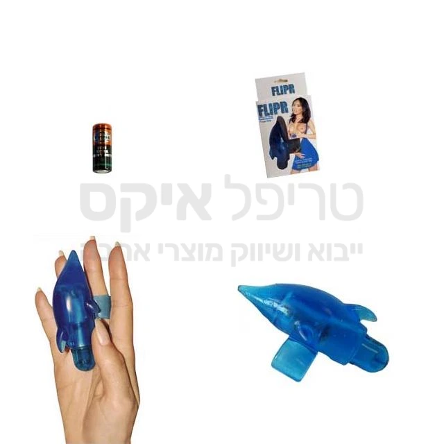 אצבעון חלקלק טבעתי לגירוי ועינוג. נלבש על האצבע-כמו טבעת רגילה, ומרגיש כהמשך טבעי לאצבע. באמצעות בליטות סיליקון רוטט ומענג כל מה שנוגע בו, במגע רך וגמיש. גם לנקודת הג'י. מוגן מים. עובד על סוללת ליתיום.